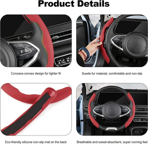 Pack of 2 Car Steering Wheel Covers.
